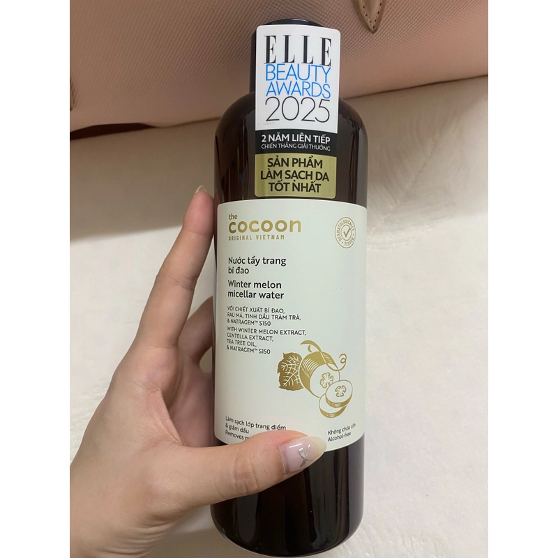 Nước Tẩy Trang Cocoon Winter Melon Bí Đao Làm Sạch Da Và Giảm Dầu Chai Lớn 500ML 532322