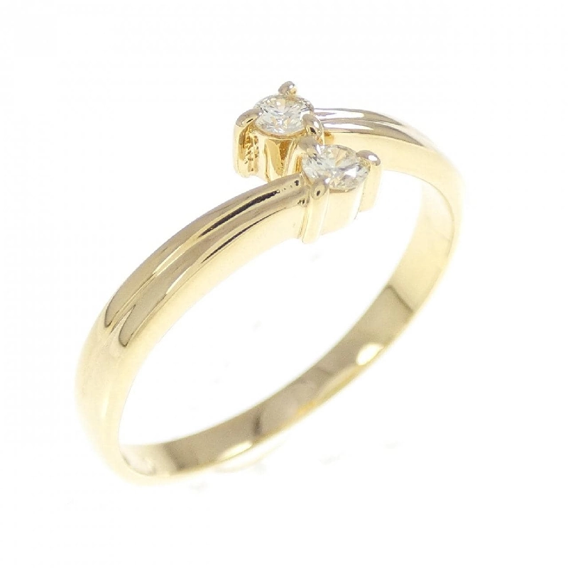 Nhẫn kim cương K18YG 668402