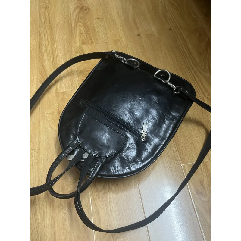 Balo nữ 21/26*28*8 da mộc 2hand 993132