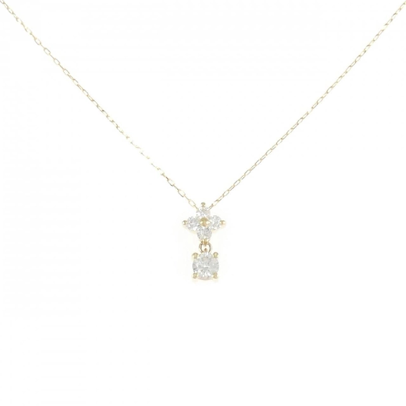 K18YG Dây chuyền kim cương - Hàng hiệu Chính hãng 857837