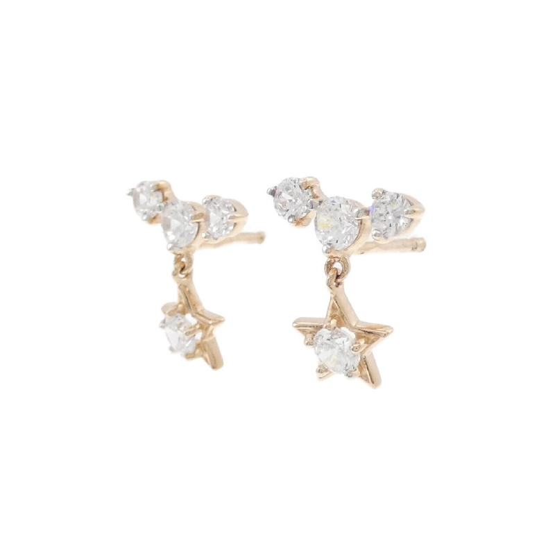 585PG Star Cubic Earrings - Hàng hiệu Authentic 866693