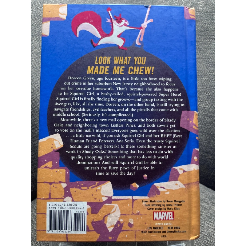 The unbeatable squirrel girl mới 90% truyện ngoại văn và thiếu nhi Shannon Hale và Dean Hale HPB1505 459165