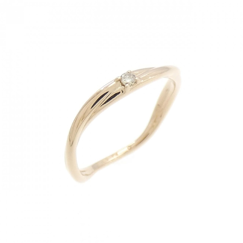 Nhẫn kim cương K18PG 673687