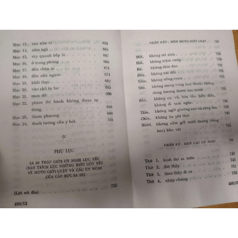 Luật sa di - sa di ni tập 2+3 - 1973 ~ 933 trang Sách tôn giáo - tâm linh ANTQ3101 909847