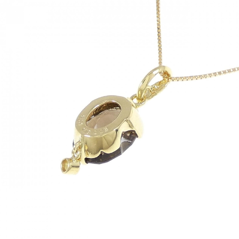 K18YG Đá quý khói Necklace 3.51CT - Hàng hiệu Authentic 863993