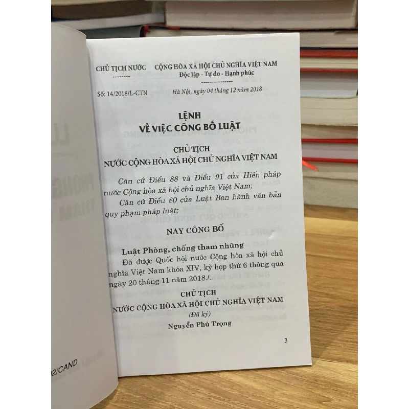 Luật phòng chống tham nhũng 728037