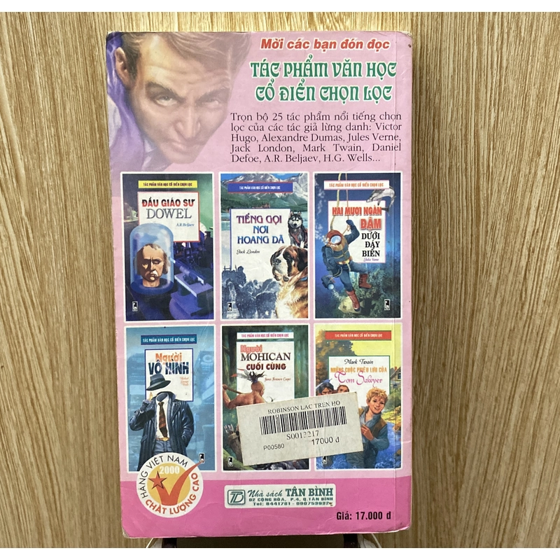 ROBINSON LẠC TRÊN HOANG ĐẢO - TÁC GIẢ: DANIEL DEFOE* TẶNG QUÀ 0Đ TÙY CHỌN TRONG SHOP 313501