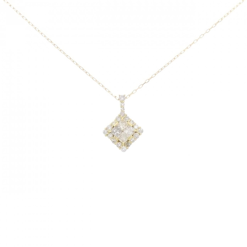 K18YG Dây chuyền kim cương 0.39CT - Hàng hiệu Chính hãng 864863