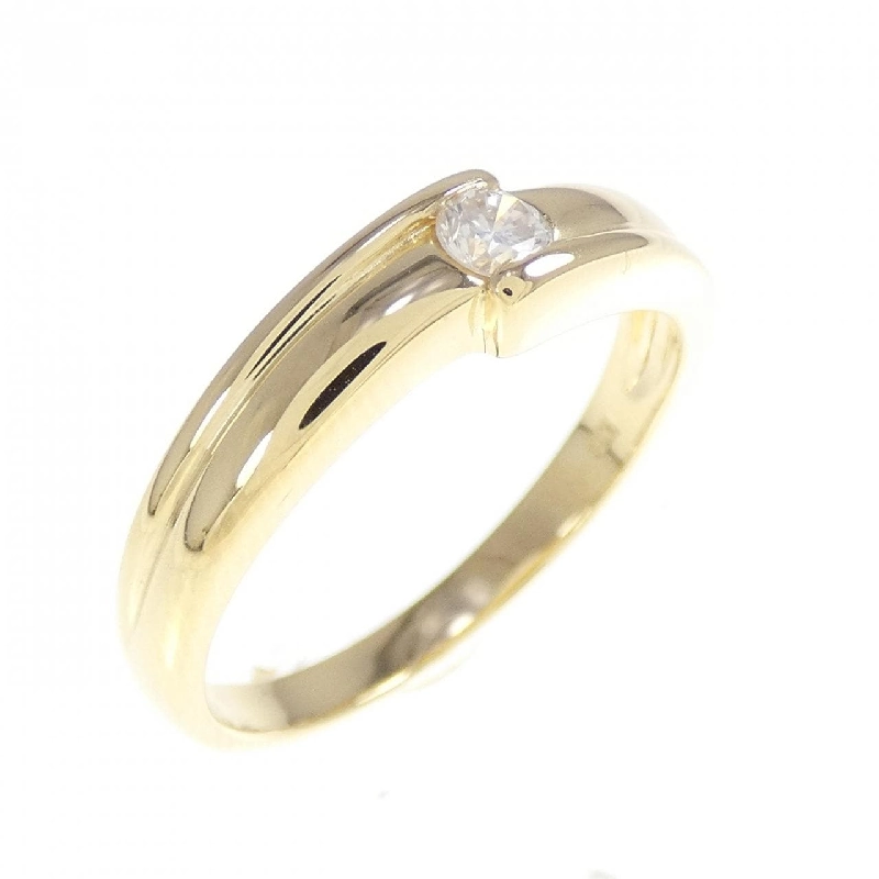 Nhẫn kim cương K18YG 0.1CT 668478
