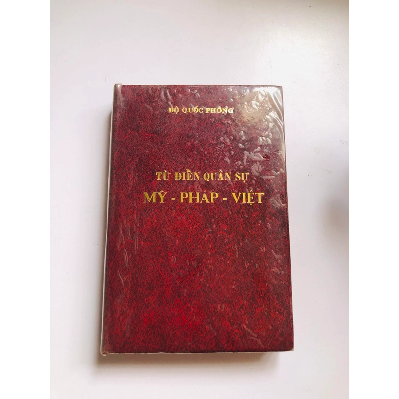 📚 TỪ ĐIỂN QUÂN SỰ MỸ – PHÁP – VIỆT  bìa cứng, 452 trang (đủ trang), Năm xuất bản: 1959 552526