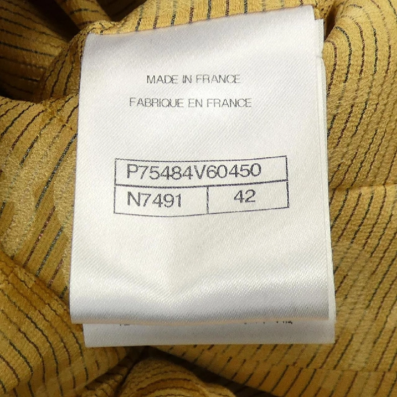 CHANEL LOOK7 P75484V60450 23B Áo khoác không cổ - Hàng hiệu Chính hãng 822302