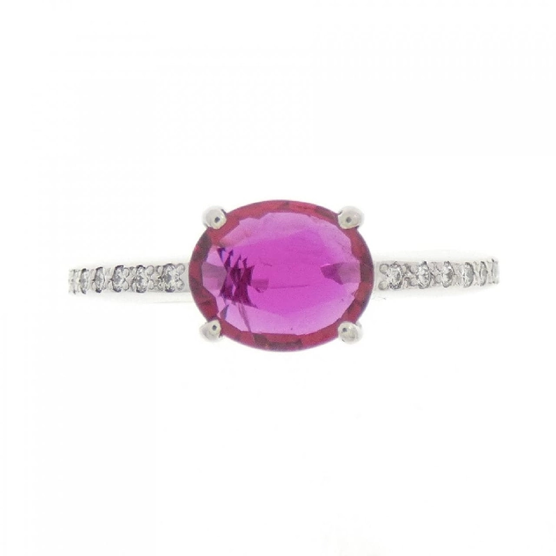 Nhẫn Ruby K18WG 0.68CT 672914