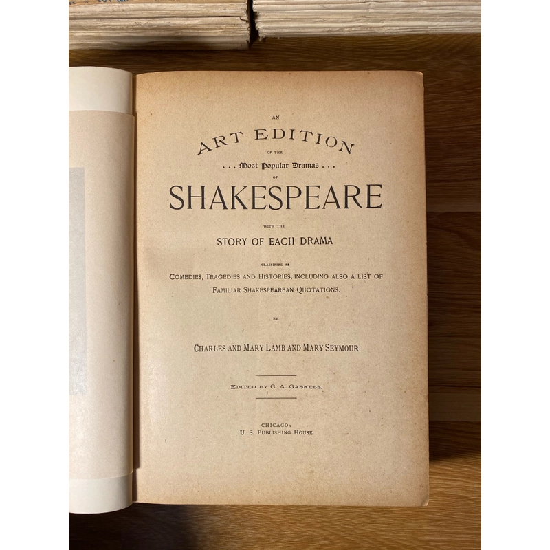 Shakespeare Art Edition - Bản Nghệ Thuật Tranh Minh Hoạ.  533700