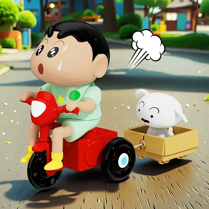 Đồ chơi Chibi độc lạ, bò trên đất, đạp xe vui vẻ, quà tặng cute cho bé iu nhà bạn 696252