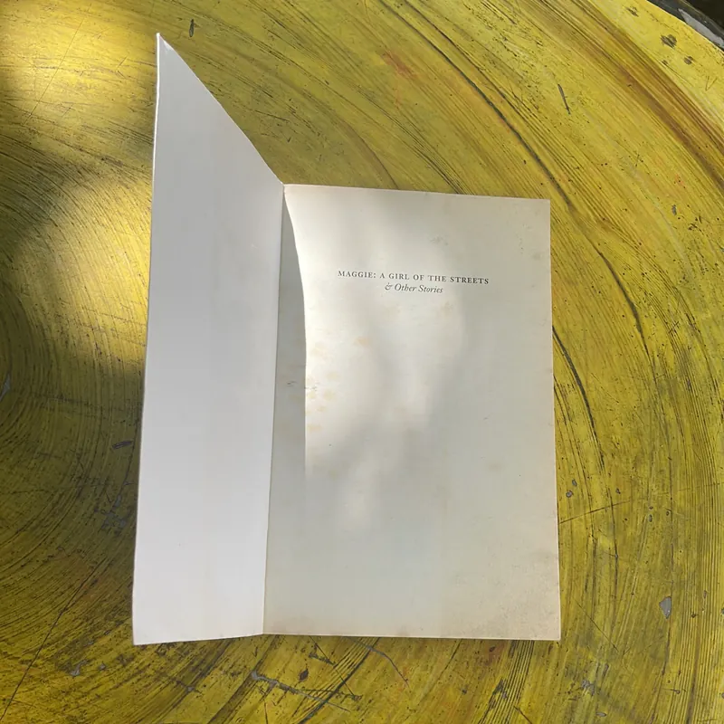 ‘MAGGIE: A GIRL OF THE STREETS’&OTHER STORIES- STEPHEN CRANE 639367