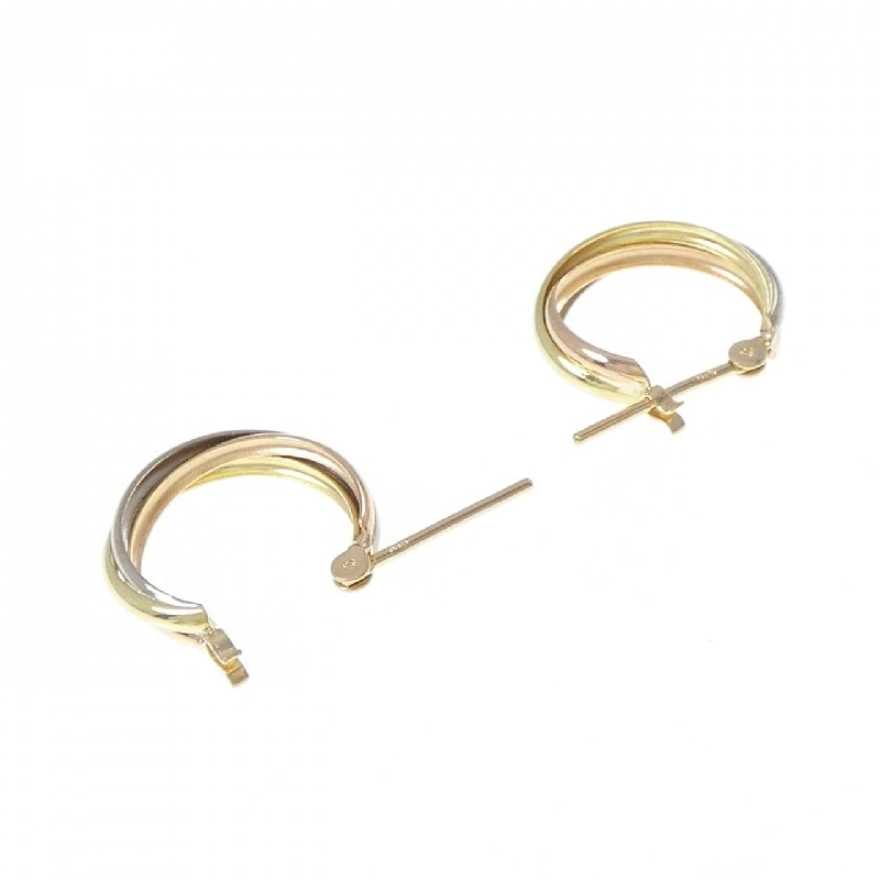 Khuyên tai hoop ba màu K18 - Hàng hiệu Authentic 870543