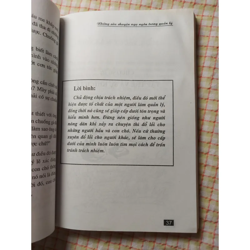 NHỮNG CÂU CHUYỆN NGỤ NGÔN TRONG QUẢN LÝ 719229