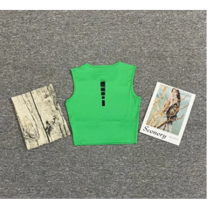 Combo 2 Áo Croptop thể thao Yoga, Zumba, Gym (Màu xanh lá & đỏ - size L) 333999