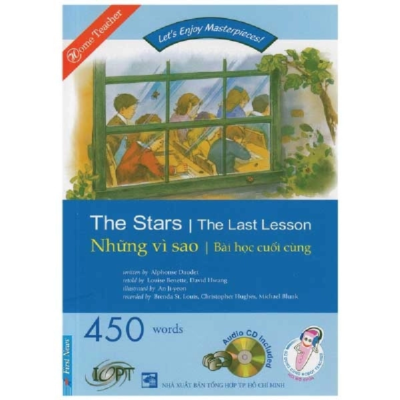 Happy Reader - Những Vì Sao - Bài Học Cuối Cùng (Kèm CD) - Alphonse Daudet (Mới 100%) Tiếng Anh, First News - SÁCH ĐẠI HỌC 480102