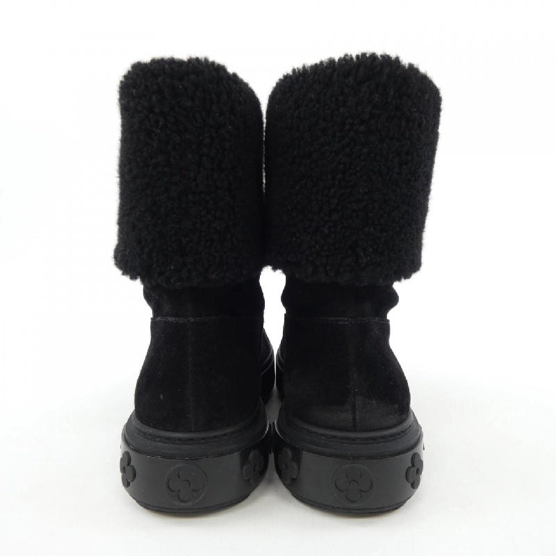 Giày bốt LOUIS VUITTON logo da lộn - Hàng hiệu Authentic 828966