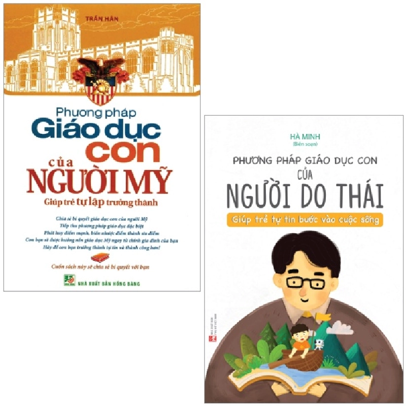 Combo Sách Phương Pháp Giáo Dục Con Của Người Mỹ Và Người Do Thái (Bộ 2 Cuốn) - Trần Hân, Thanh Nhã, Hà Minh 743466