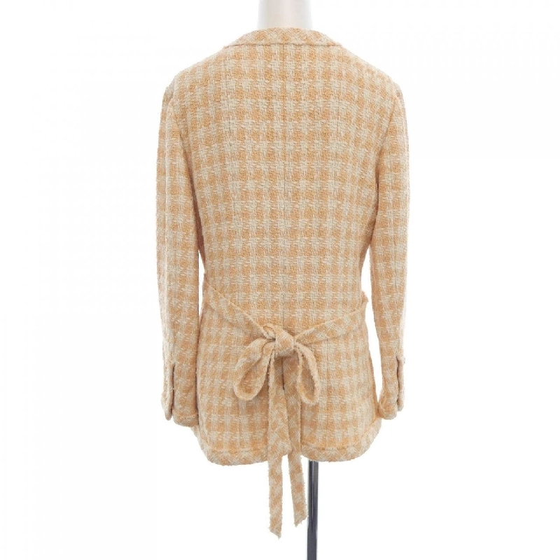 【Mã giảm giá】Áo khoác không cổ CHANEL 643400