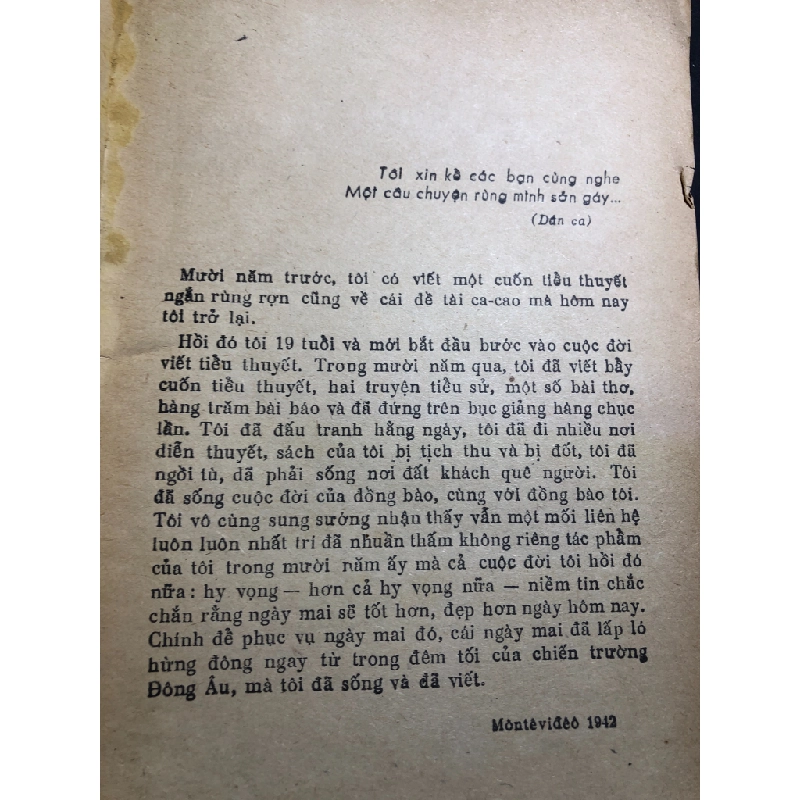 Đất Dữ sưu tầm (ố vàng nặng, rách bìa nhẹ) 1980 Horghê Amađô HPB0906 SÁCH VĂN HỌC 163094