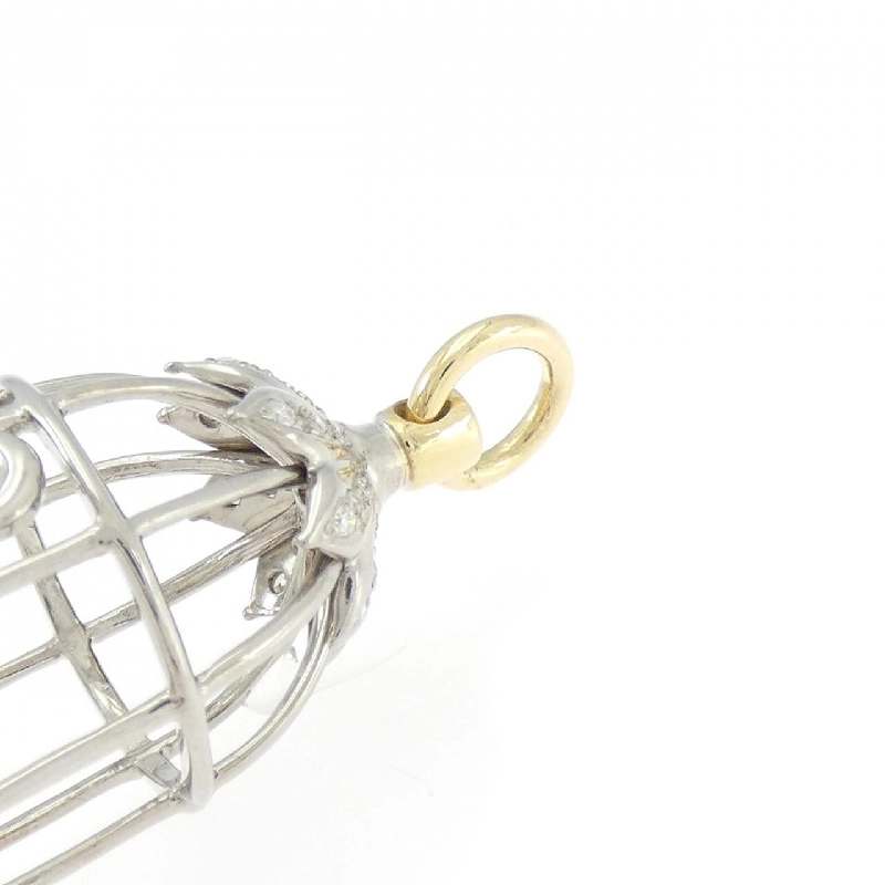 K18WG/K18YG Mặt dây chuyền hình trái tim kim cương 0.415CT - Hàng hiệu Chính hãng 864652