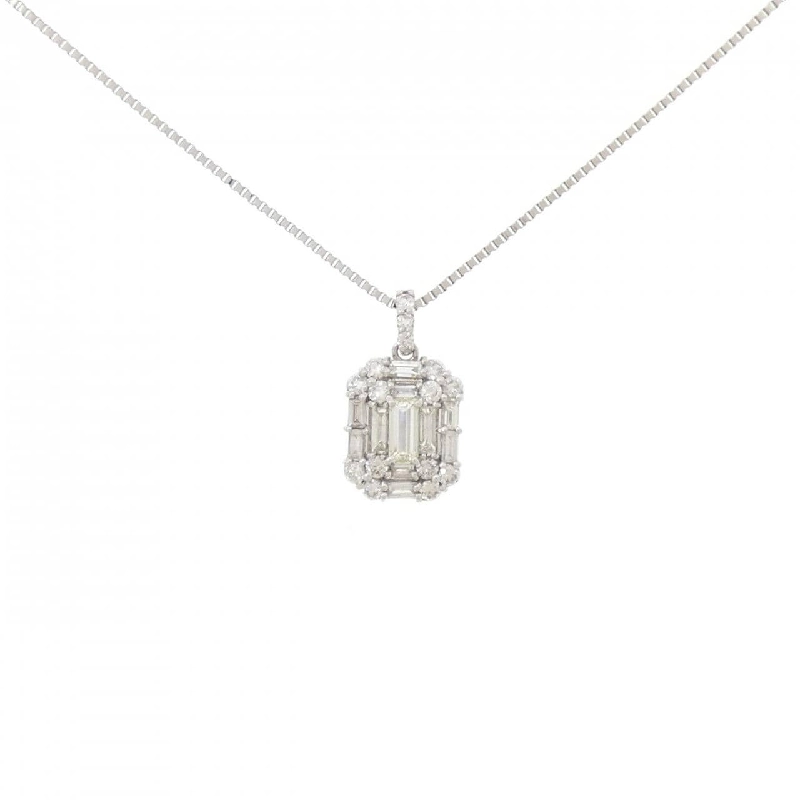 Dây chuyền kim cương PT900/PT850 0.11CT - Hàng hiệu Authentic 865041