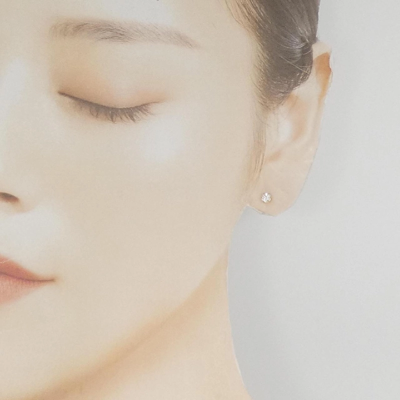 K18YG Solitaire Bông tai Kim cương 0.30CT - Hàng hiệu Chính hãng 871068