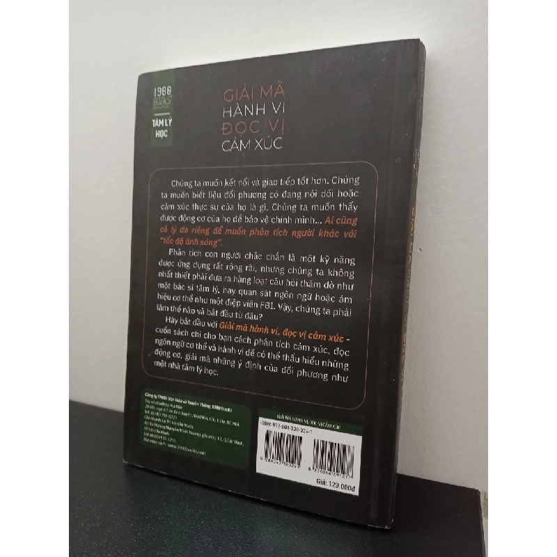 Gỉai Mã Hành Vi Đọc Vị Cảm Xúc - Patrick King New 100% HCM.ASB0903 356160