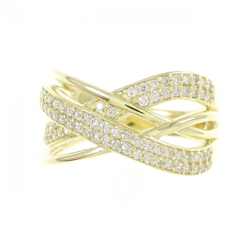 【Sản phẩm mới】Nhẫn kim cương K18YG 0.45CT 672961