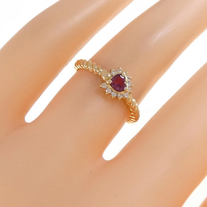 Nhẫn ruby K18YG 668763