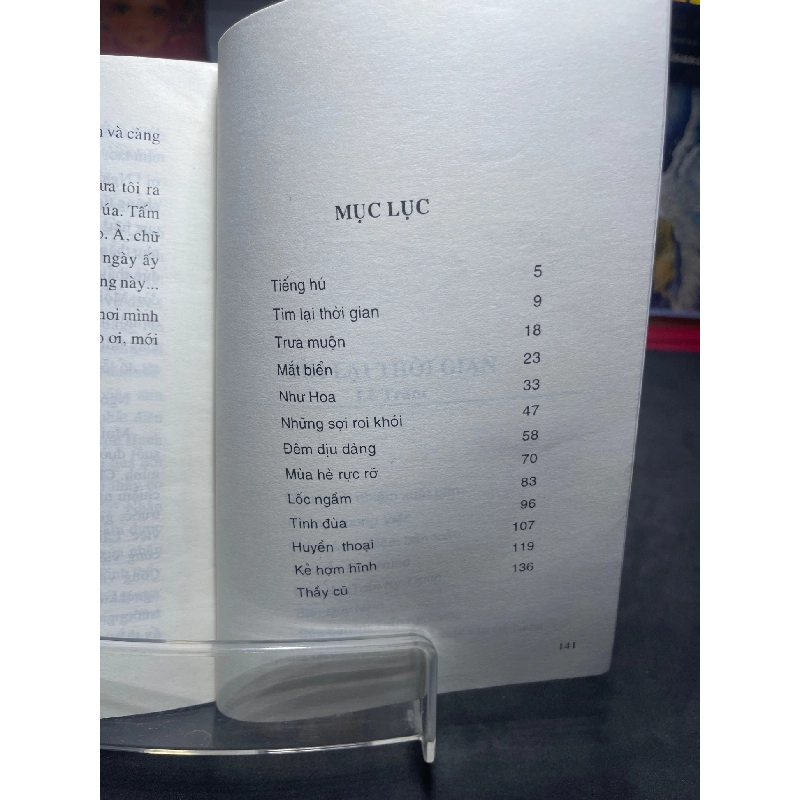 Tìm lại thời gian 1999 mới 70% ố bẩn nhẹ Lê Trâm HPB0906 SÁCH VĂN HỌC 915093