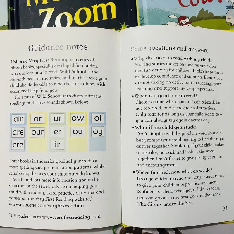Set 1 Usborne Very first reading 12q bìa cứng 759324