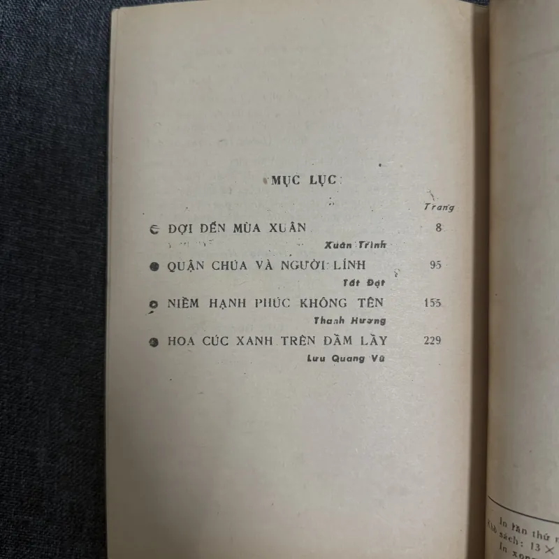 Đợi đến mùa Xuân - Xuân Trình, Tất Đạt, Thanh Hương, Lưu Quang Vũ 931444