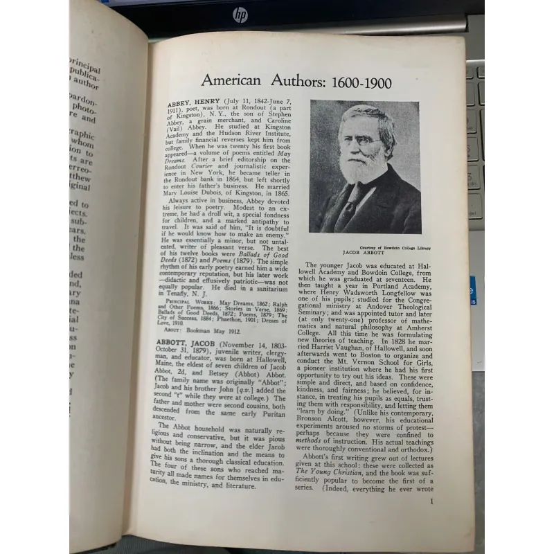 AMERICAN AUTHORS 1600 - 1900 - STANLEY J. KUNITZ & HOWARD HAYCRAFT 797283