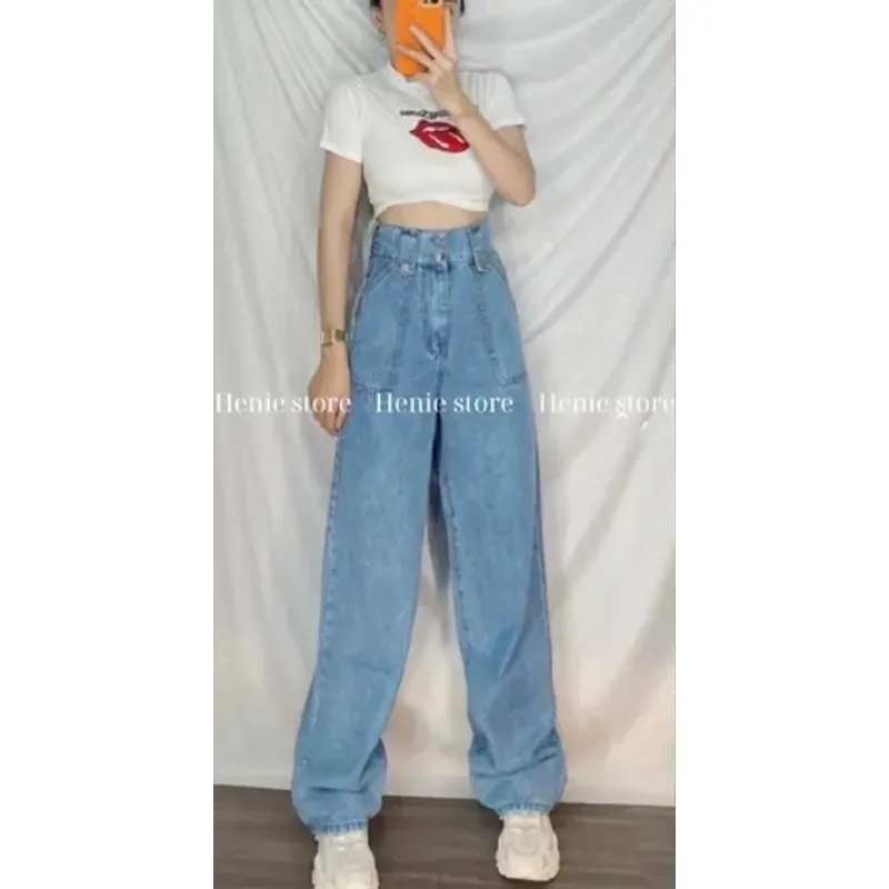 Quần jean nữ ống xuông size m  558758