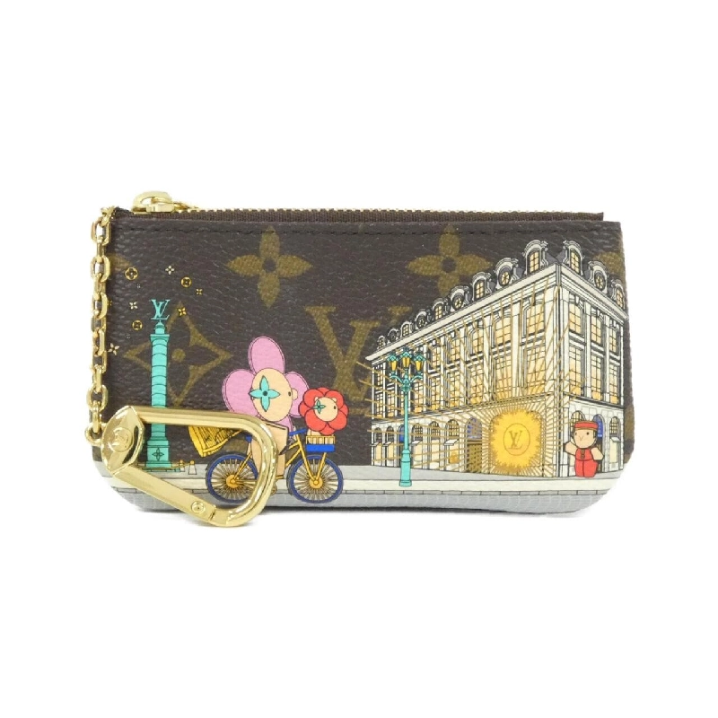 Túi xách Louis Vuitton Monogram (Vivienne Holiday) Pochette Clé M81639 ví đựng tiền 621034