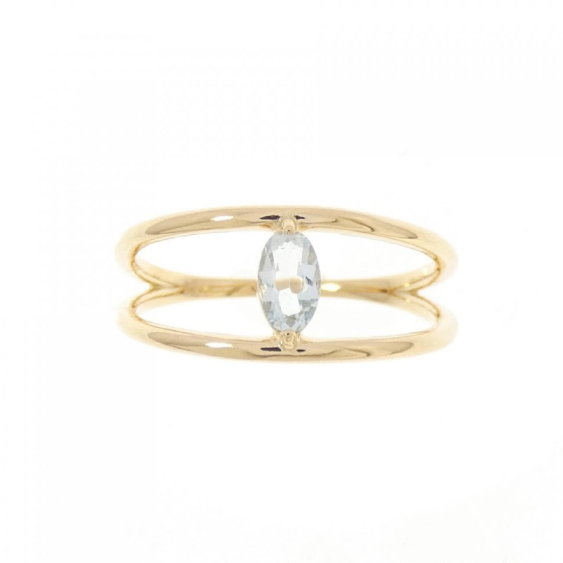 Nhẫn Aquamarine K18YG - Hàng hiệu Authentic 854799