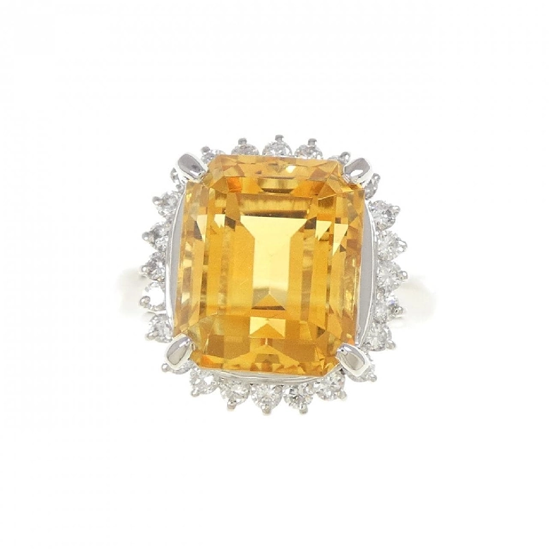 Nhẫn Citrine PT900 7.61CT 669818