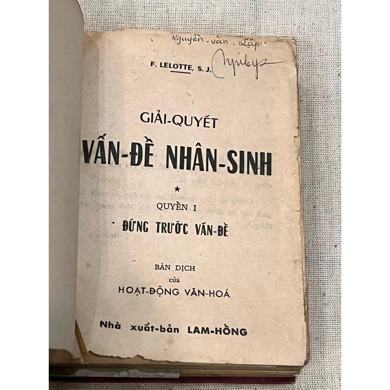 Cụ sách: Giải quyết vấn đề nhân sinh 1957 385768