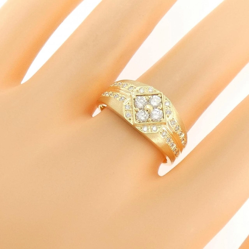 Nhẫn kim cương K18YG 0.52CT - Hàng hiệu Chính hãng 848483