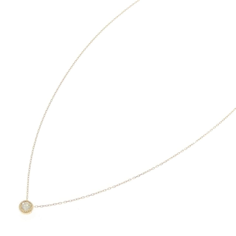 K18YG Dây chuyền kim cương 0.13CT - Hàng hiệu Authentic 859956