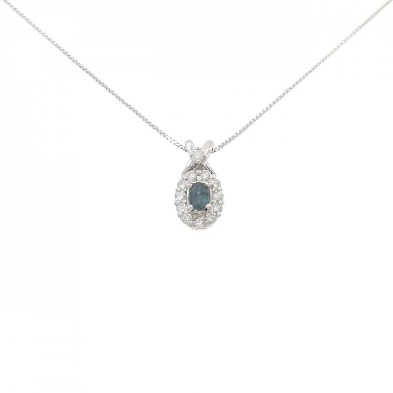 K18WG Alexandrite Necklace 0.20CT - Hàng hiệu Authentic 857864