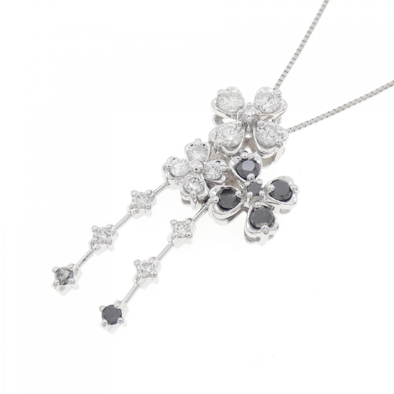 K18WG Hoa Kim Cương Dây Chuyền 1.00CT - Hàng hiệu Chính hãng 866460