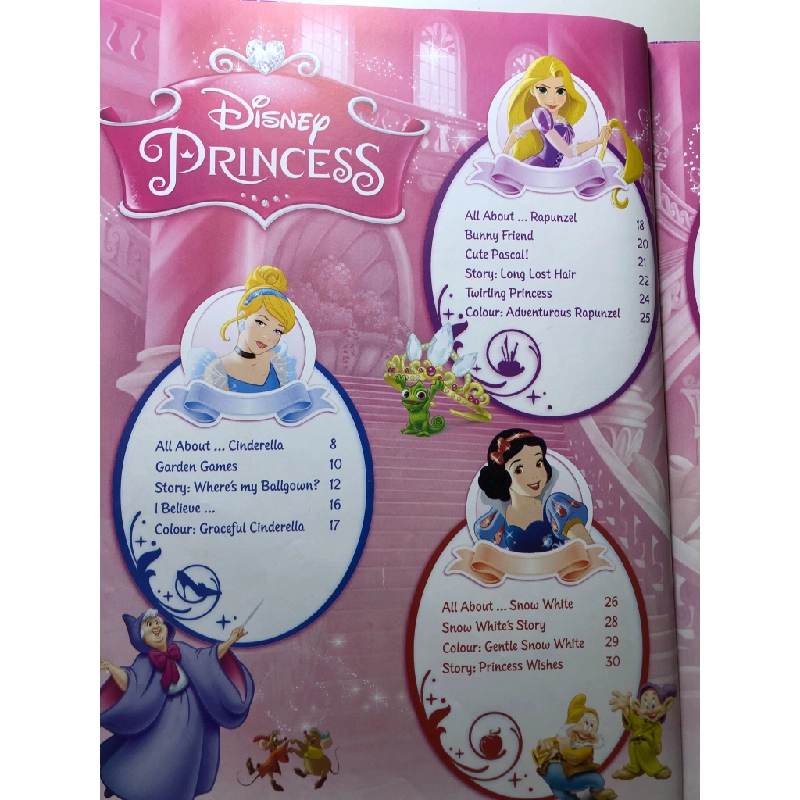 Princess Disney Annual 2016 mới 85% bẩn nhẹ EGMONT HPB3107 NGOẠI VĂN 458586