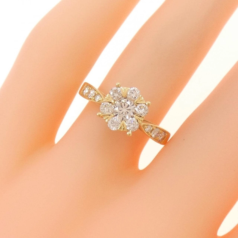 Nhẫn kim cương K18YG 0.66CT 673315