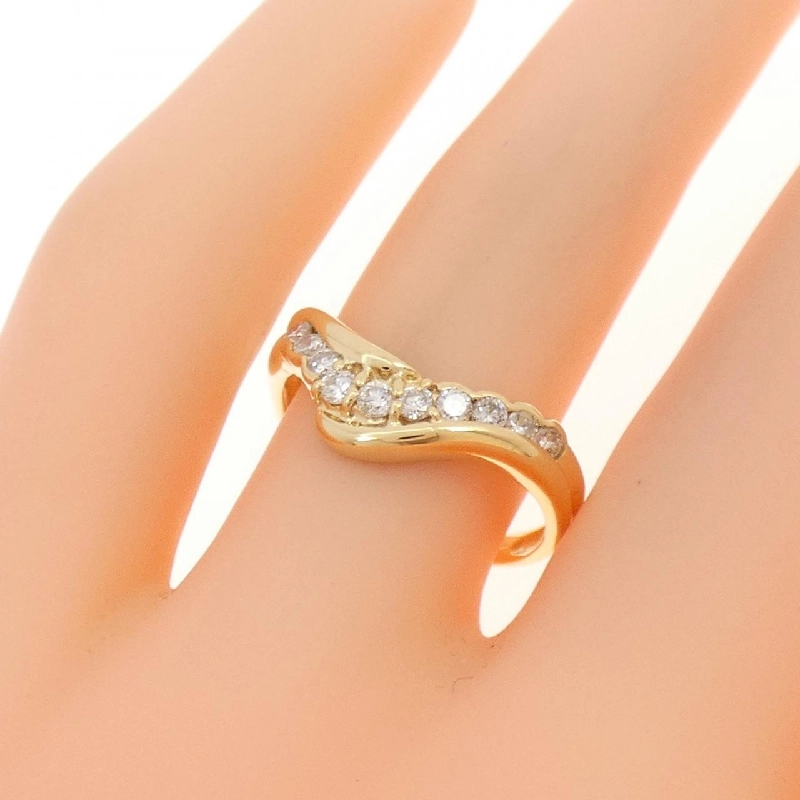 Nhẫn kim cương K18YG 0.30CT 669643