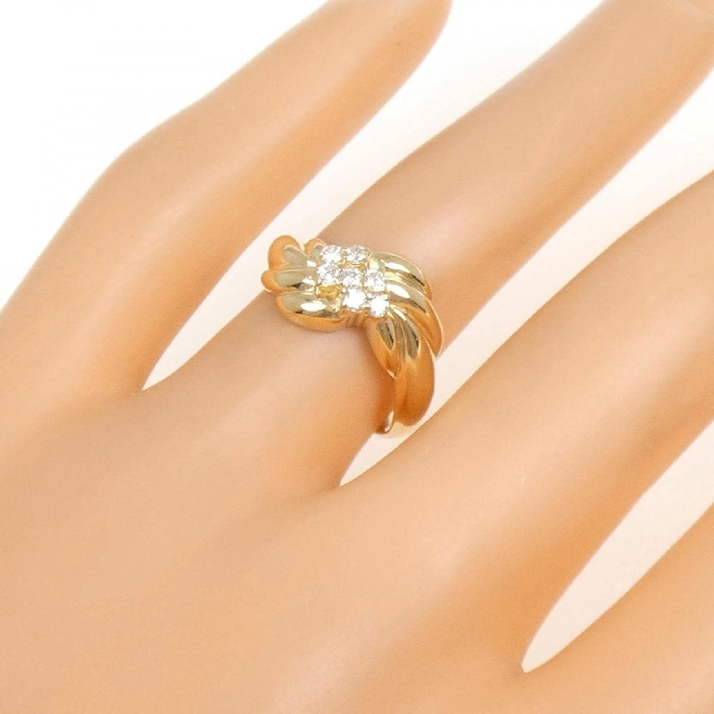 Nhẫn kim cương K18YG 0.15CT - Hàng hiệu Chính hãng 853801